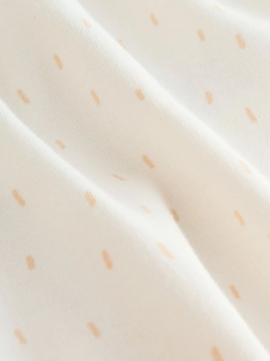 Rompertjes En Tuinbroeken*Next Pink Bear Embroidered - Verpakking van 3 jersey babyrompertjes