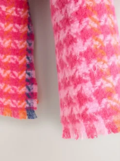 Mutsen, Handschoenen En Sjaals|Next - Halfzware sjaal Pink Dogstooth