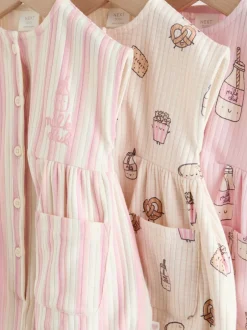 Rompertjes En Tuinbroeken*Next - romperpakje Pink Milk Club Breakfast