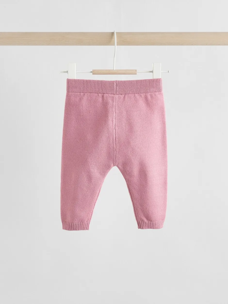 Sets En Outfits|Gebreide Kleding*Next - Gebreide babytrui en leggings set 2 -delig (0mnd -2jr) Pink Sheep Scene