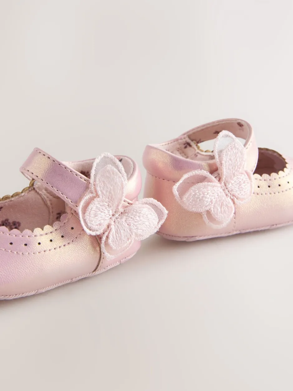 Gelegenheidskleding*Next - Mary Jane babyschoenen (0 - 18 mnd) Pink Shimmer Butterfly