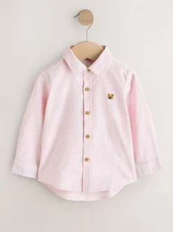 Shirts*Next Pink Stripe Character - Oxford-overhemd met lange mouwen (3 mnd-7 jr)
