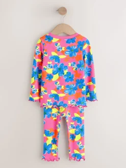 Nachtkleding En Pyjama's|Pyjama's|Next - Verpakking van 3 knusse pyjama's (9 mnd-16 jr) Pink/Blue Bright Floral