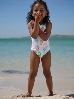 Badkleding|Badkleding*Next - Badpak (3 mnd-10 jr) Pink/Blue Ice Cream