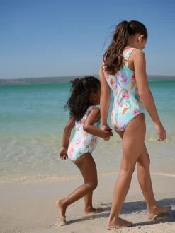 Badkleding|Badkleding*Next - Badpak (3 mnd-10 jr) Pink/Blue Ice Cream