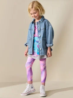 Broeken En Leggings*Next Pink/Purple Swirl - Legging (3-16 jr)