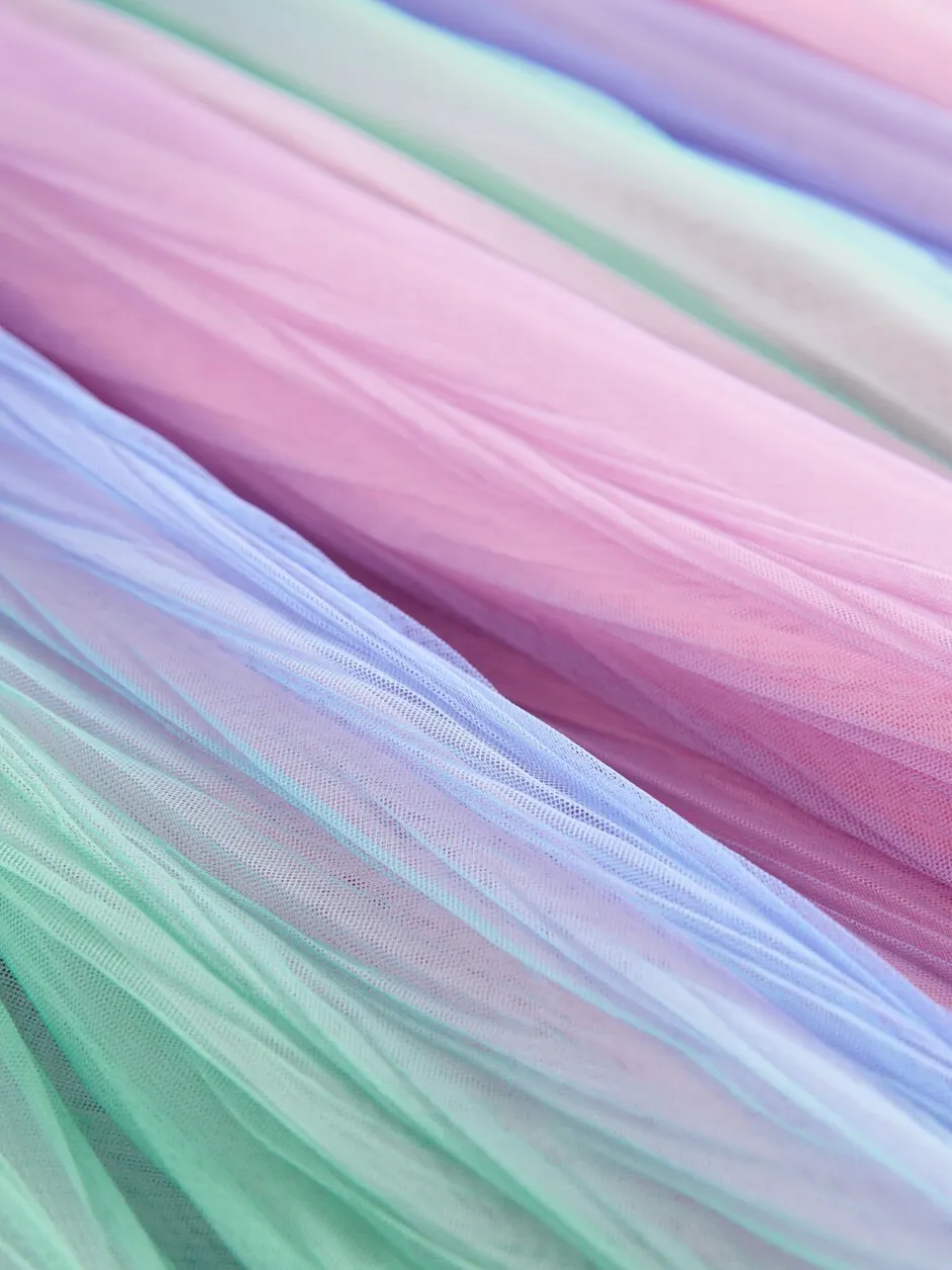 Shorts En Rokken*Next - Pull On Mesh Skirt (3-16yrs) Pink/Rainbow