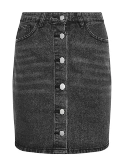 Rokken*PixieGirl Petite - Minirok met knopen van 100% katoen