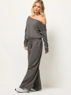 Jumpsuits En Playsuits|PixieGirl Petite Sweat Wide Leg Jumpsuit