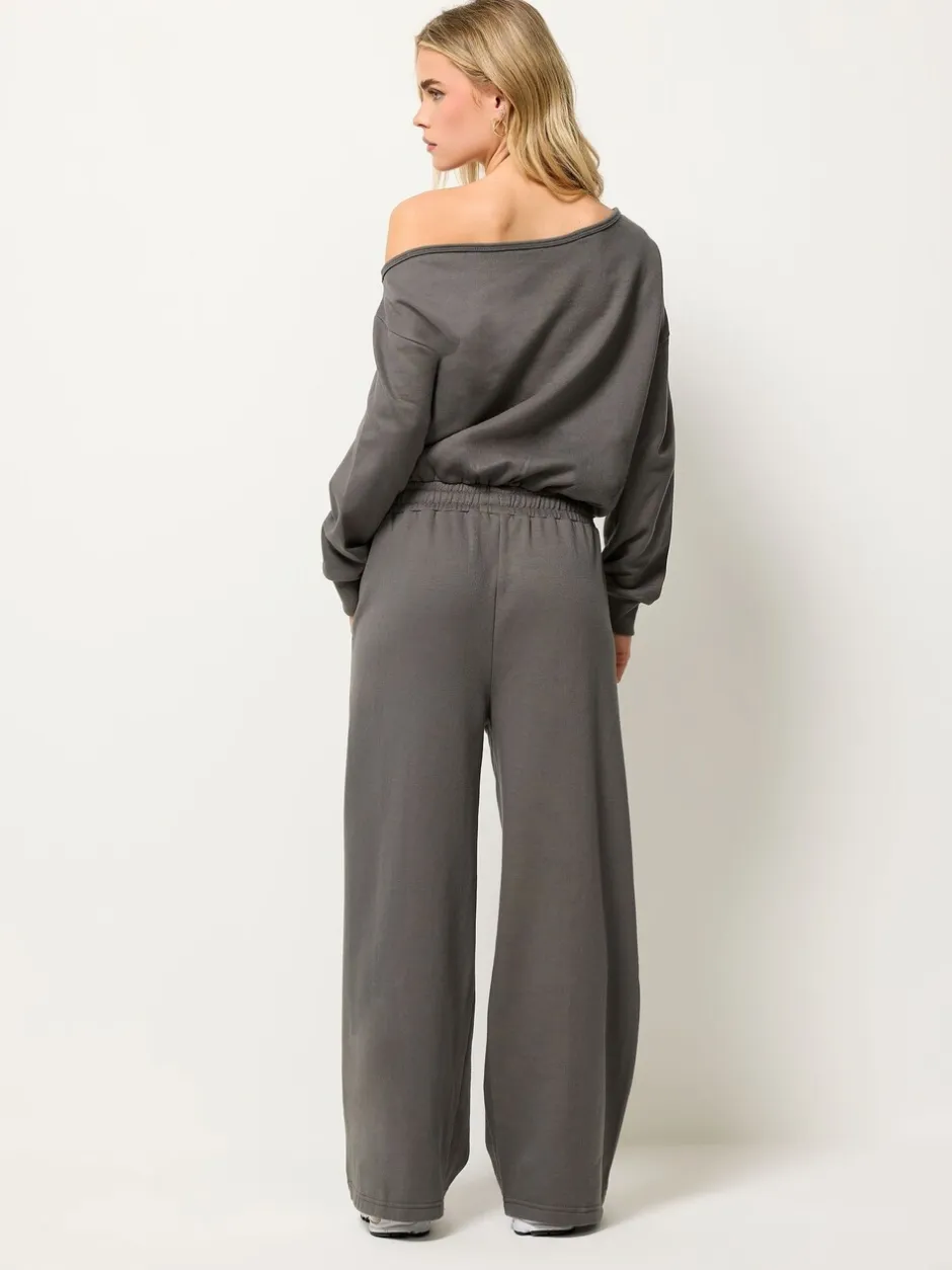 Jumpsuits En Playsuits|PixieGirl Petite Sweat Wide Leg Jumpsuit