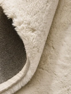 Vloerkleden En Lopers|Vloerkleden En Lopers*Next Pluche vloerkleed van imitatiebont Ivoor