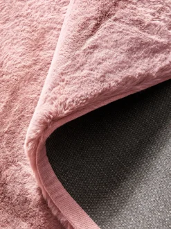 Vloerkleden En Lopers|Vloerkleden En Lopers*Next Pluche vloerkleed van imitatiebont Roze