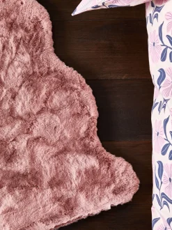 Vloerkleden En Lopers|Vloerkleden En Lopers*Next Pluche vloerkleed van imitatiebont Roze