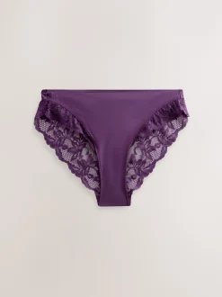 Onderbroeken*Next Plum Purple/Floral Print - Onderbroek met hoge pijpen 2 Pak