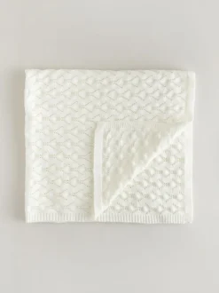 Babyartikelen En Slaapzakken |Kinderbeddengoed|Next Pointelle Stitch Knitted Blanket