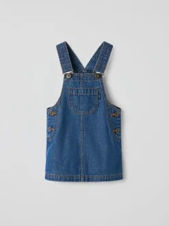 Tuinbroeken|Jumpsuits En Playsuits|Polarn O. Pyret Cotton Denim Dungaree Dress