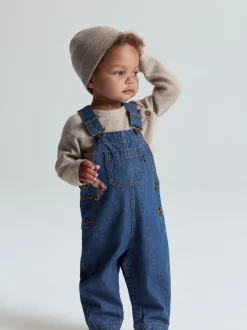 Tuinbroeken*Polarn O. Pyret Cotton Denim Dungarees