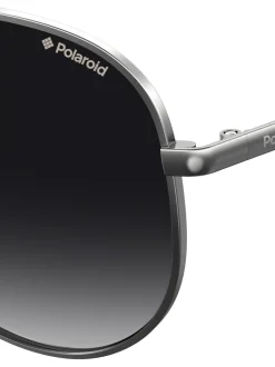 Zonnebril|Polaroid Monochrome Pilot Black Sunglasses