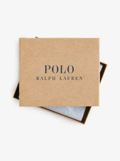 Portemonnees*Polo Ralph Lauren Pebbled Leather Billfold Wallet