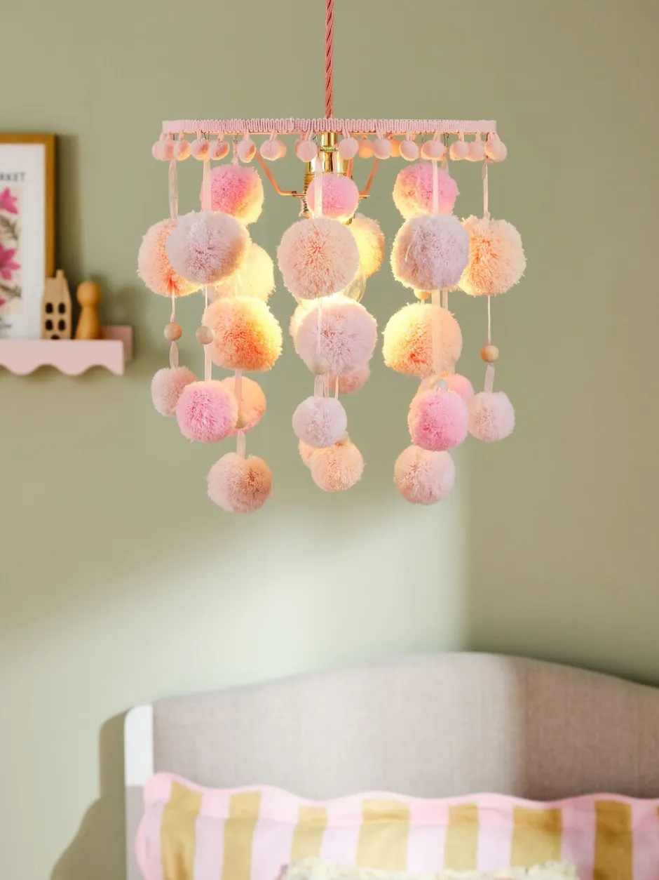 Lampenkappen|Verlichting|Next Pom Pom Easy Fit Pendant Light Shade