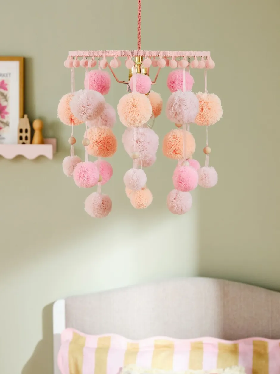 Lampenkappen|Verlichting|Next Pom Pom Easy Fit Pendant Light Shade