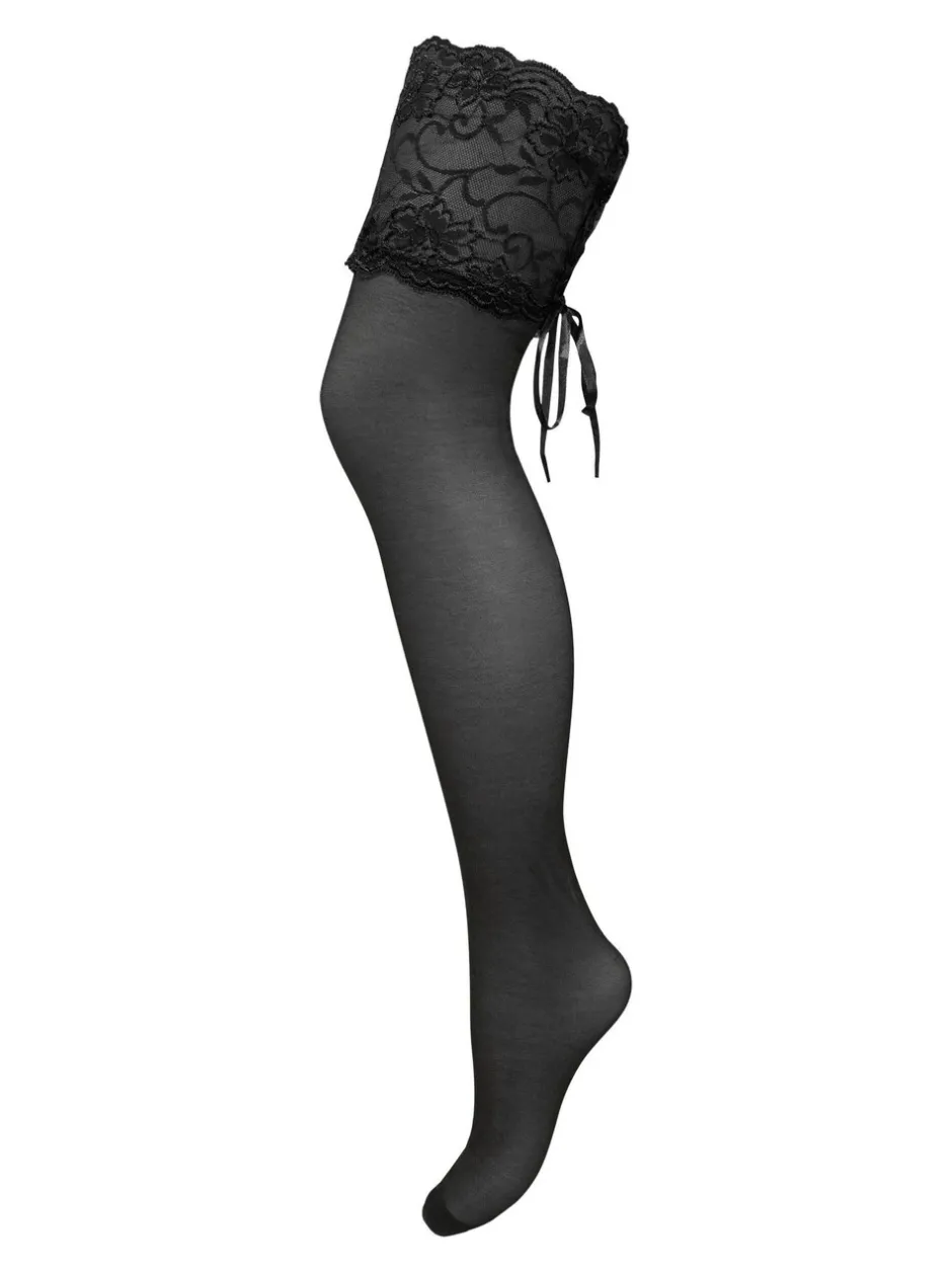 Sokken En Panty's*Pour Moi All Tied Up kousen van 15 denier met kant