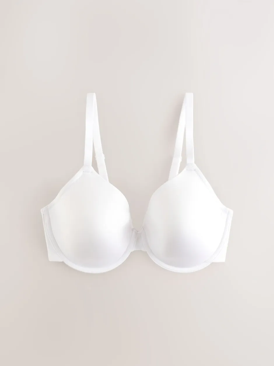 Beha's*Next Praline huidskleur/wit - A-E Afvlakkende Ultimate Comfort Beha's 2 Verpakking