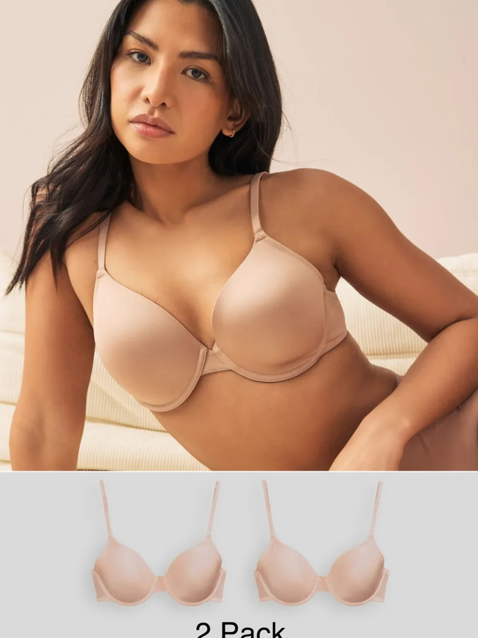 Beha's|Next Praline nude - A-E Afvlakkende Ultimate Comfort Beha's 2 Verpakking