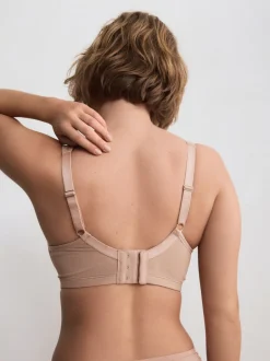 Beha's|Next - DD+ Supersoft Comfort Padded Strap Minimising Full Cup Bra Praline nude