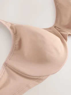 Beha's|Next - DD+ Supersoft Comfort Padded Strap Minimising Full Cup Bra Praline nude
