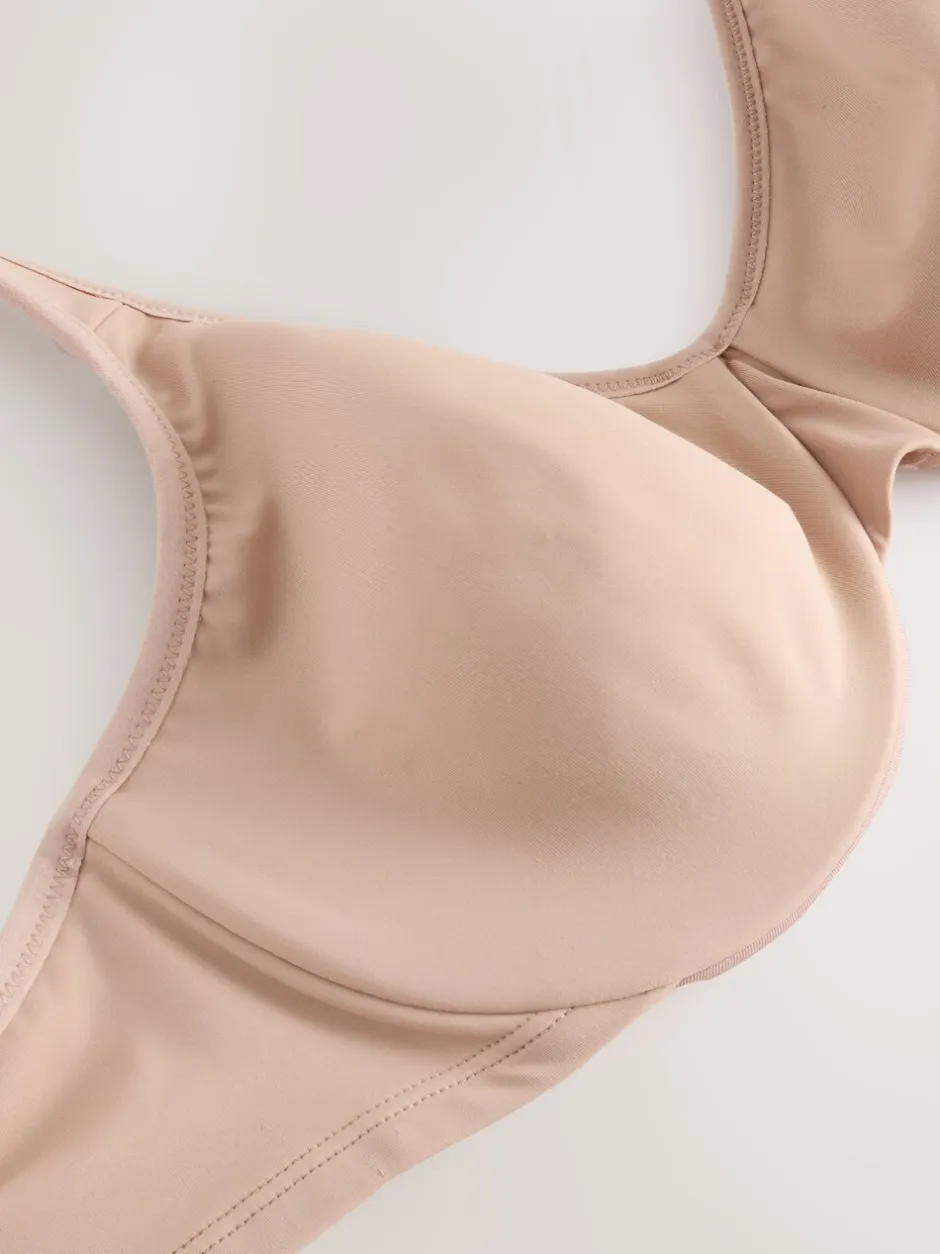 Beha's|Next - DD+ Supersoft Comfort Padded Strap Minimising Full Cup Bra Praline nude