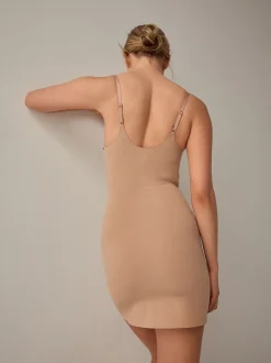 Shapewear*Next - Vormgevende medium verstevigende premium katoenen Wear Your Own Beha slip Praline nude