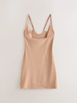 Shapewear*Next - Vormgevende medium verstevigende premium katoenen Wear Your Own Beha slip Praline nude