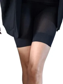 Shorts*Pretty Polly Cooling 100 Denier Zwarte Shorts 2 Pack