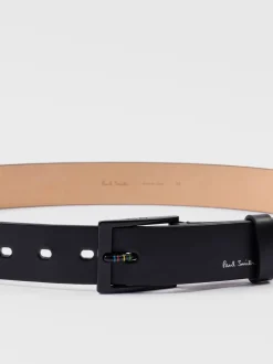 Riemen En Bretels|PS Paul Smith Logo Stripe Detail Belt