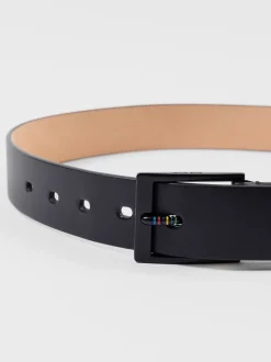 Riemen En Bretels|PS Paul Smith Logo Stripe Detail Belt