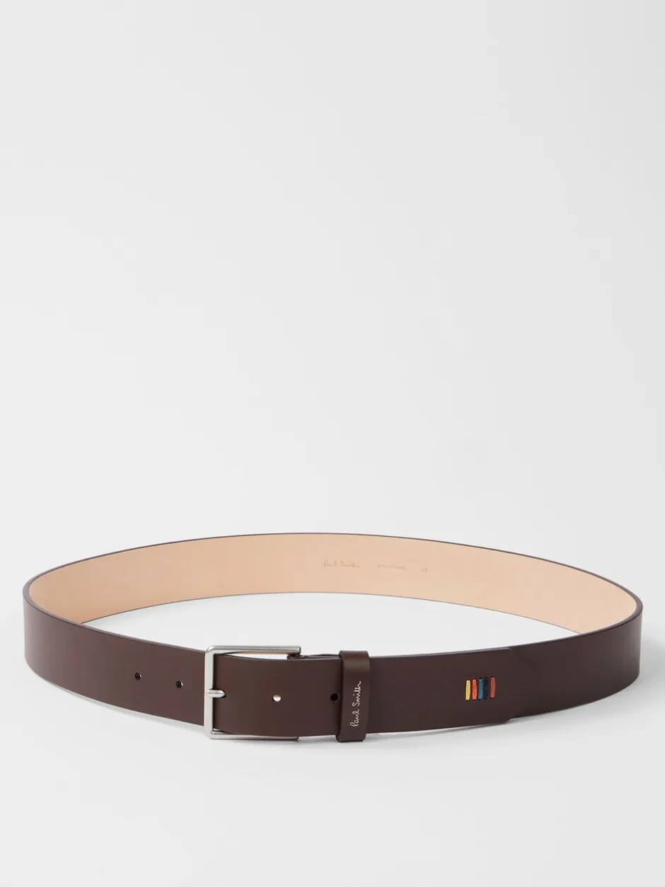 Riemen En Bretels|PS Paul Smith Stitch Detail Logo Belt