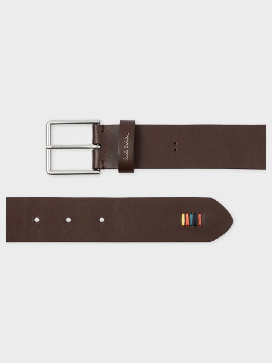 Riemen En Bretels|PS Paul Smith Stitch Detail Logo Belt