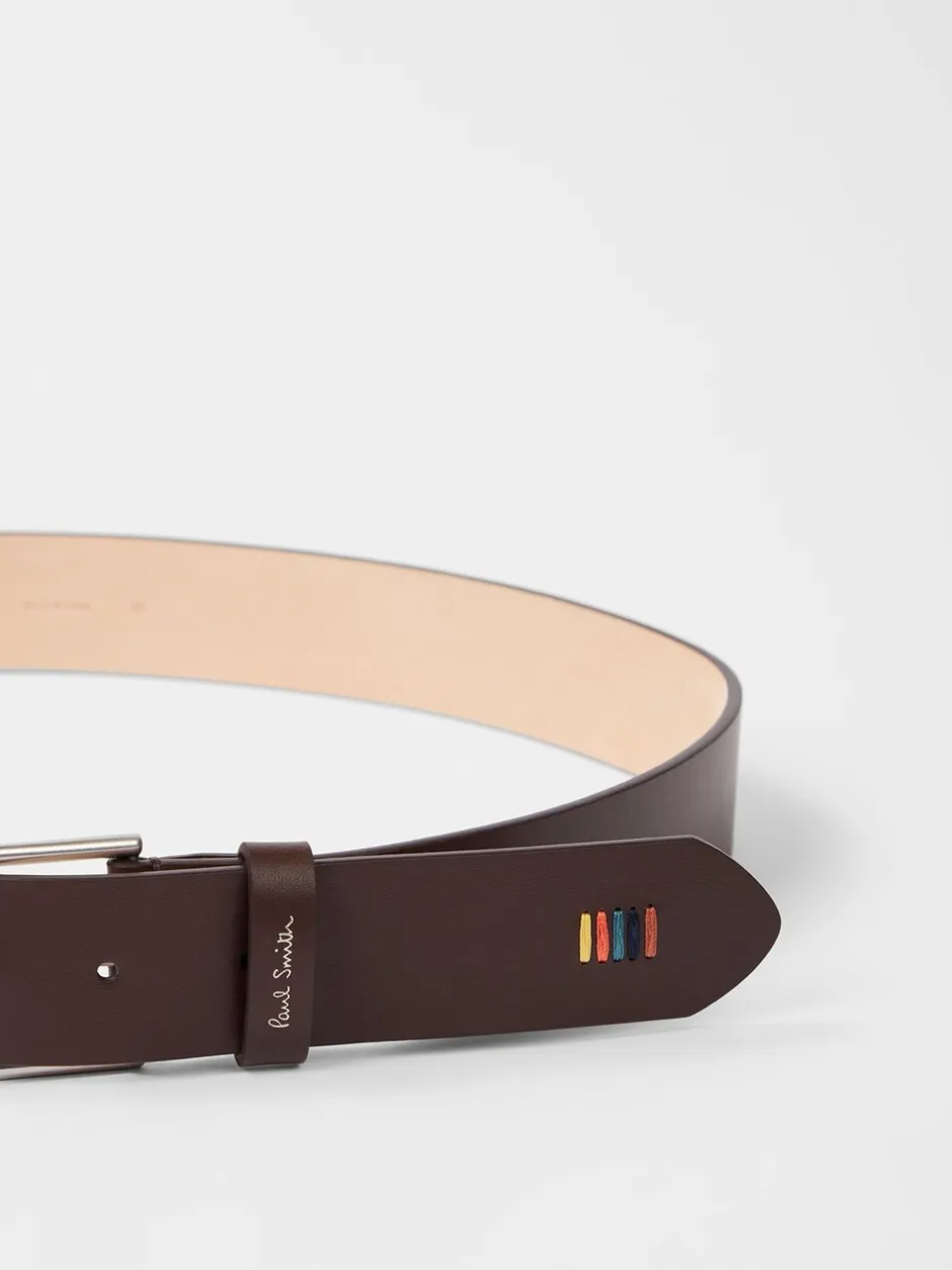Riemen En Bretels|PS Paul Smith Stitch Detail Logo Belt