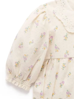 Rompertjes En Hemdjes*Purebaby Gathered Bodysuit