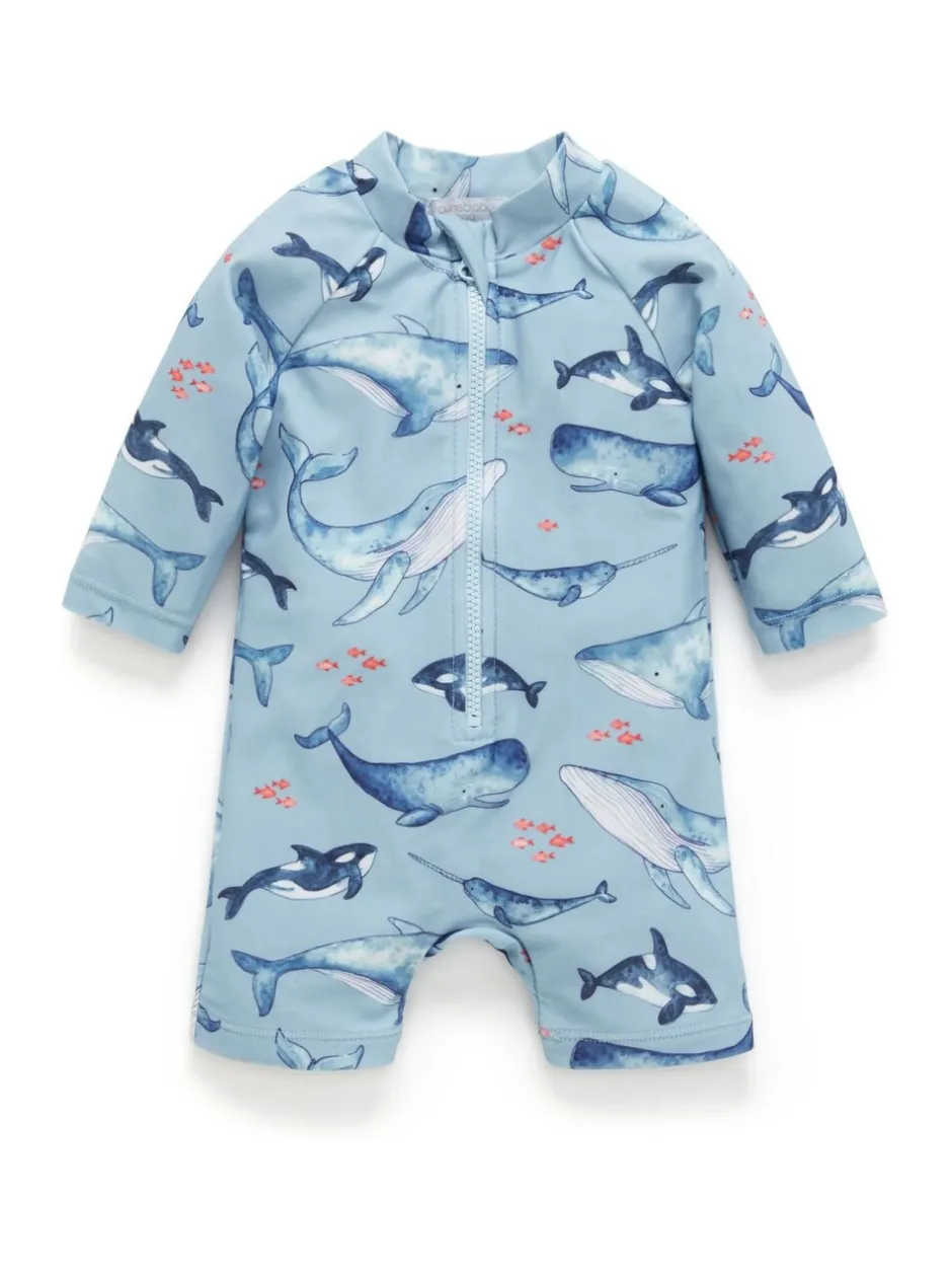 Badkleding|Badkleding|Purebaby Long Sleeve Swim Sunsuit