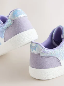 Sneakers*Next Purple Glitter Lilo & Stitch - Lifestyle sneakers met veters
