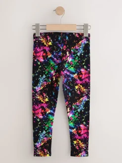 Broeken En Leggings*Next Purple/Splat - Verpakking van 5 leggings (3-16 jr)