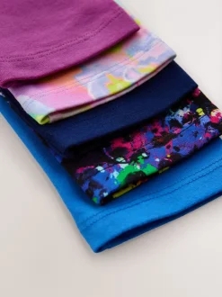 Broeken En Leggings*Next Purple/Splat - Verpakking van 5 leggings (3-16 jr)