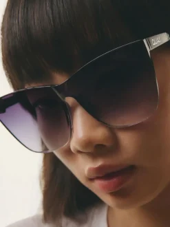 Zonnebril*QUAY Come Thru Black Sunglasses