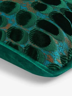 Kussentjes En Plaids|Kussentjes En Plaids|Next Rebel Spot Velvet Cushion Donkergroen