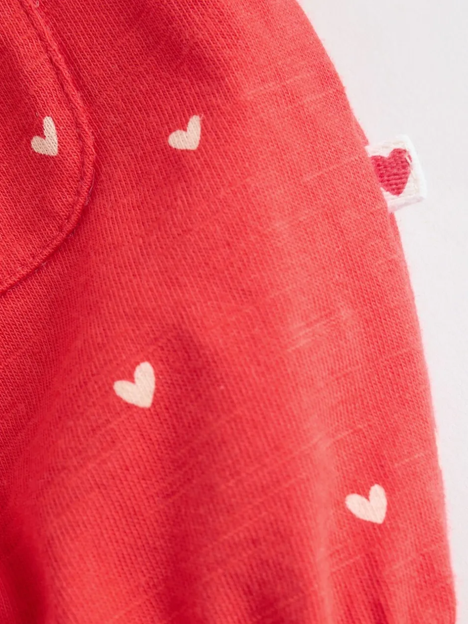 Rompertjes En Tuinbroeken*Next - romperpakje Red Heart Printed Button Through