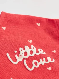 Rompertjes En Tuinbroeken*Next - romperpakje Red Heart Printed Button Through