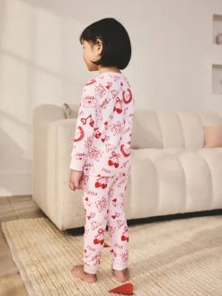 Nachtkleding En Pyjama's|Pyjama's*Next Red/Pink Valentines - Behaaglijke pyjama (9 mnd-12 jr)