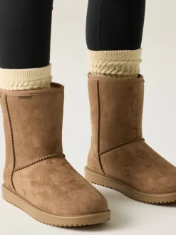 Boots|Sportkleding*Regatta Risley Behaaglijke halflange waterdichte Boots met voering van imitatiebont